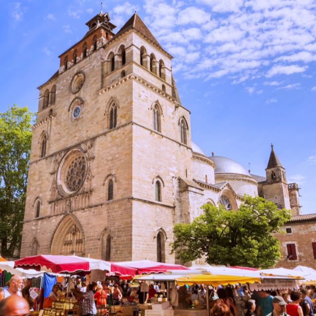 Marché coloré de Cahors