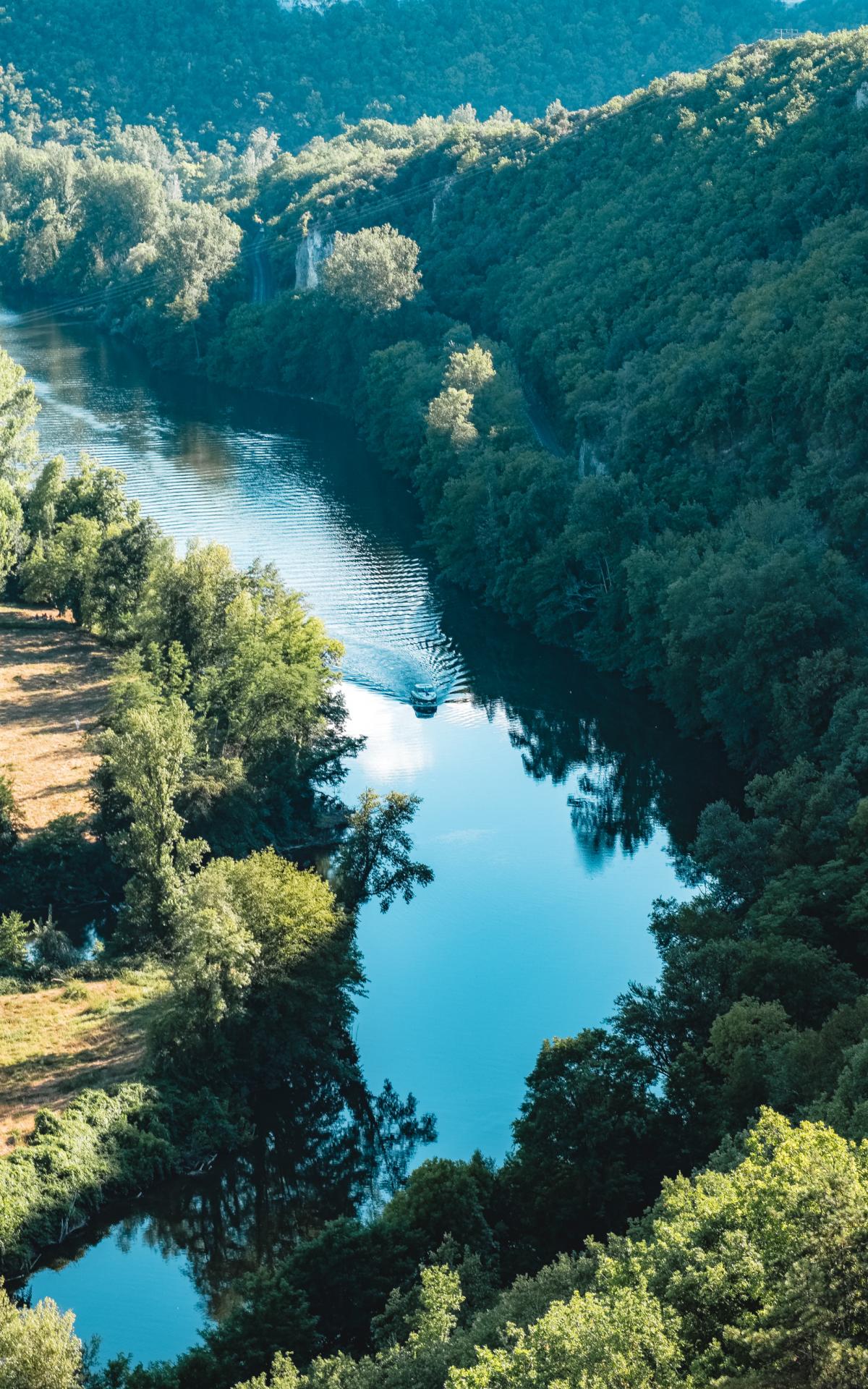Navigation sur la rivière Lot
