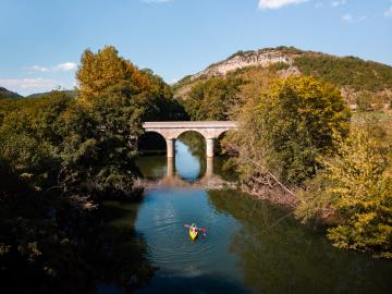 Descente en canoë de la vallée du Célé