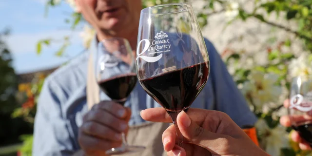 Dégustation de vin coteaux du Quercy au Domaine de Lagarde