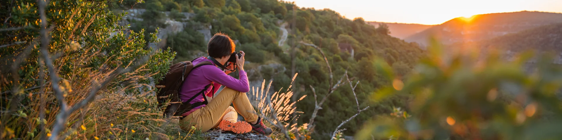 La vallée du Célé au Soleil levant
