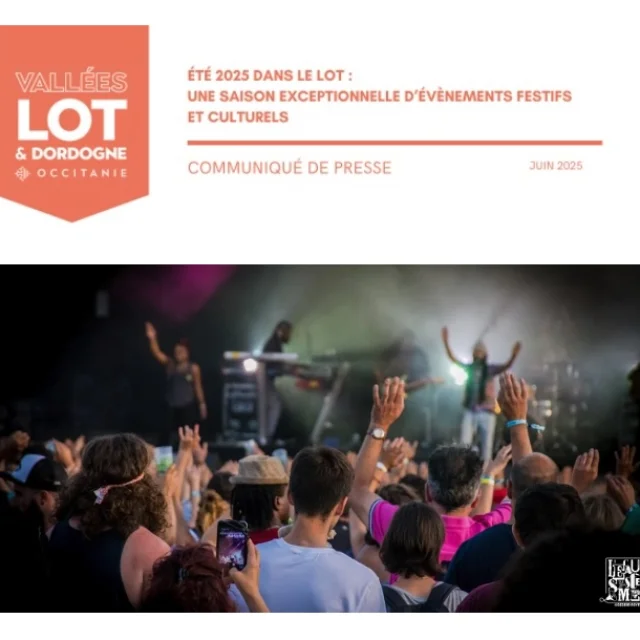 Communiqué de presse Lot Tourisme – Festivals 2025